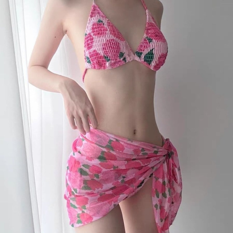 New Fashion Ribbed Floral Biki - Swimwear review and price