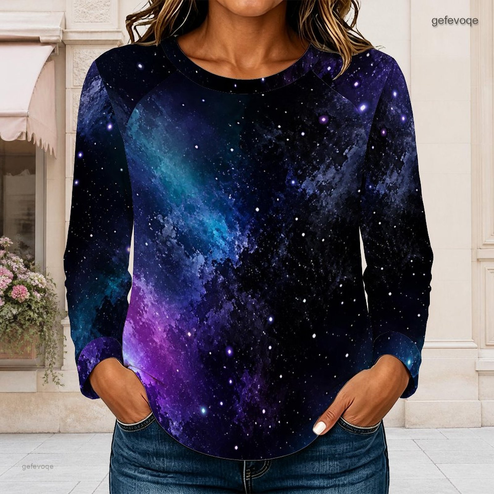 Women Crew Neck Raglan Long Sl - Blouses review and price