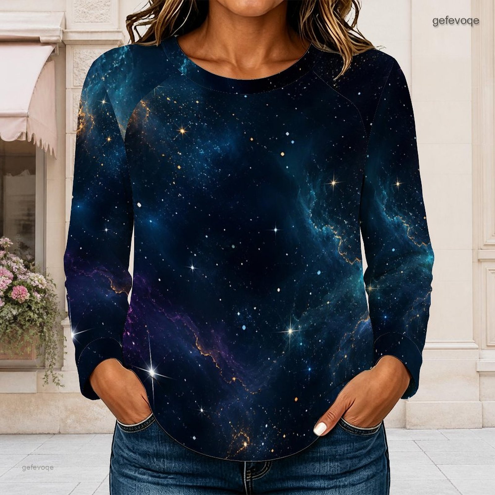 Women Crew Neck Raglan Long Sl - Blouses review and price