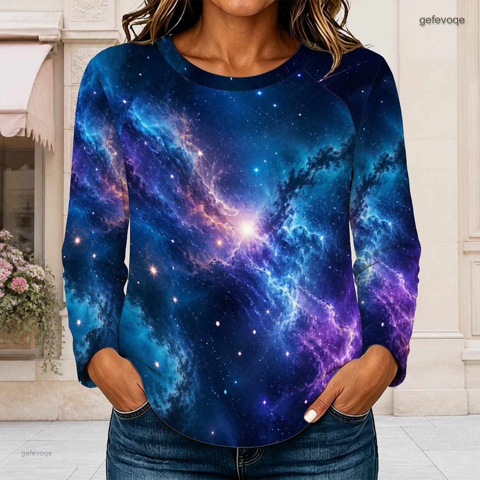 Women Crew Neck Raglan Long Sl - Blouses review and price
