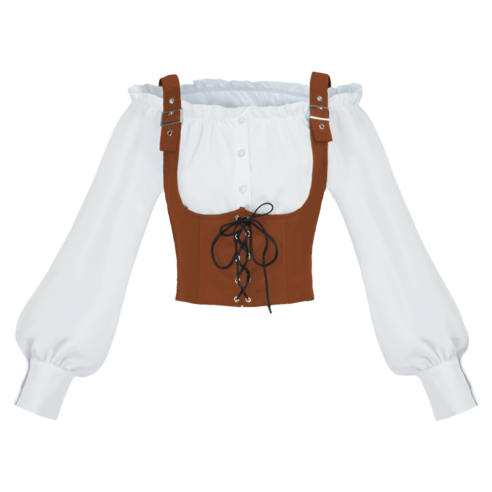 Retro Western Style Women Blou - Tops review and price