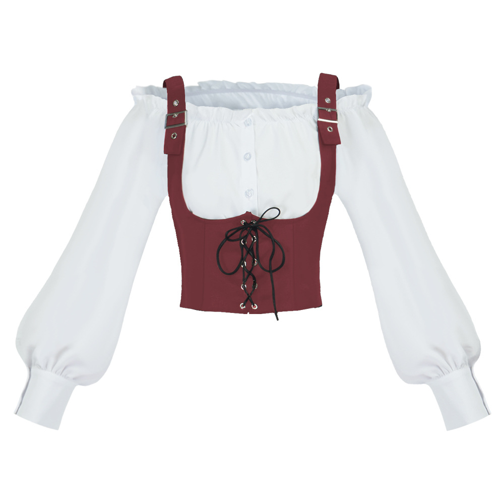 Retro Western Style Women Blou - Tops review and price