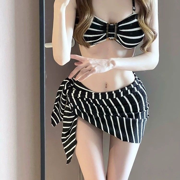 2026 New Women's Black Striped - Swimwear review and price